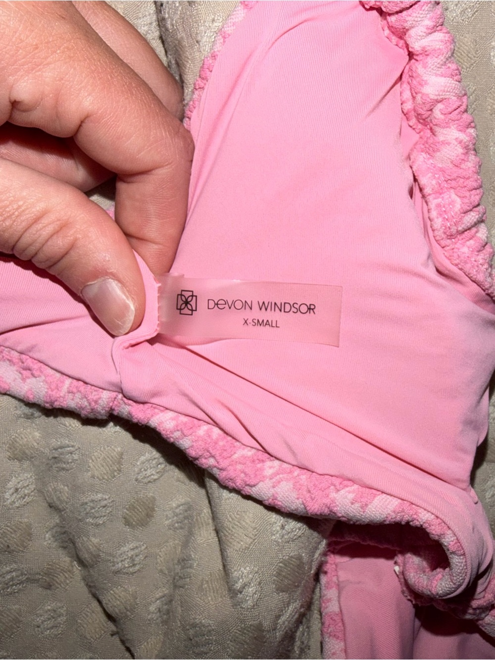 Devon Windsor Pink Bikini Bottoms - X-Small